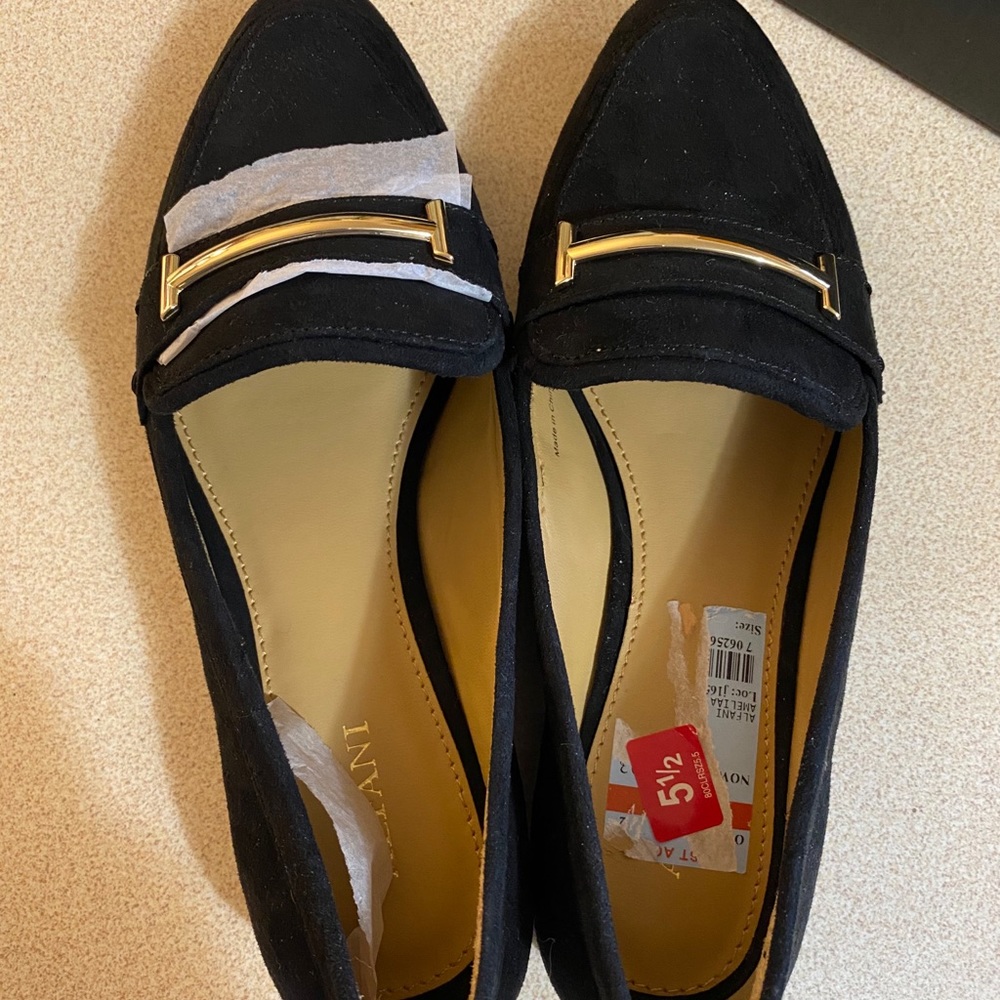 Black slip ons